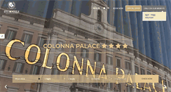 Desktop Screenshot of hotelcolonnapalace.com